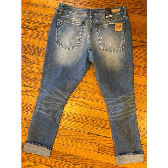 WOMEN'S BUCKLE BLACK Fit No. 53 HIGH RISE ANKLE STRAIGHT 33 - Picture 5 of 8